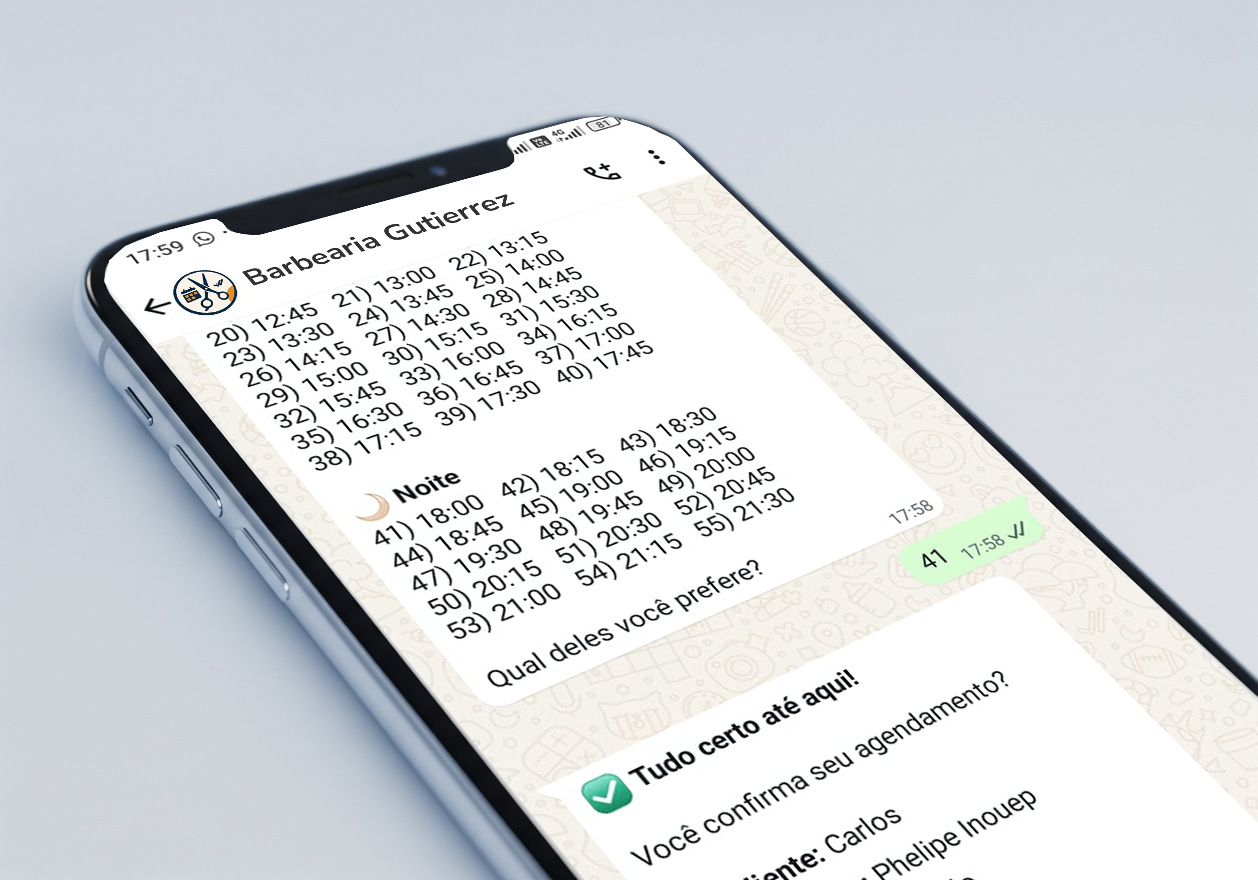 Agendamento Inteligente via WhatsApp